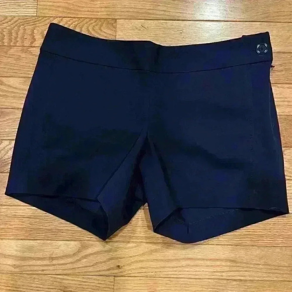 Lilly Pulitzer Pants - Lilly Pulitzer Women's Navy Blue Chino Shorts Size 2 Pull-On Casual Summer